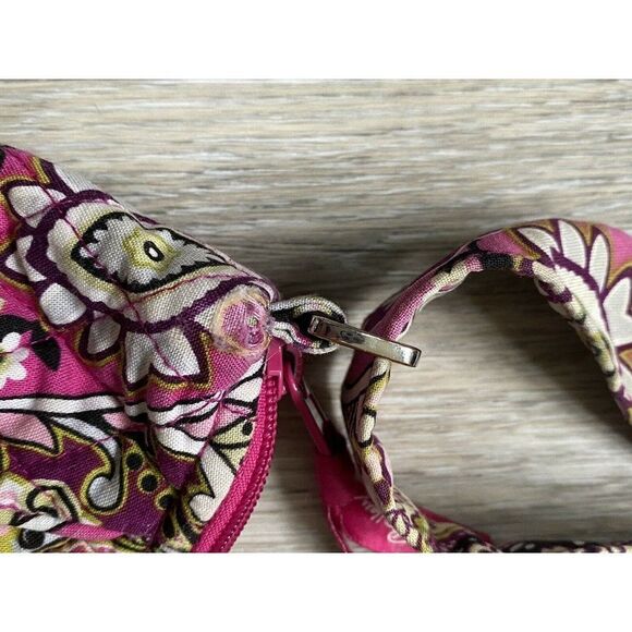 VERA BRADLEY Shoulder Crossbody Purse Very Berry Paisley Purple & Pinks Retired - Picture 10 of 12